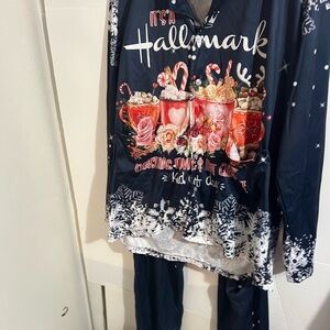 Hallmark Christmas 2PC Pajama Set